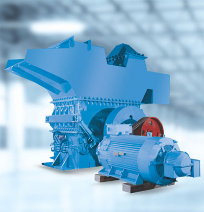 Scrap shredder machine