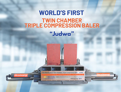 high-efficiency baling machine